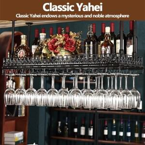 금속 스템웨어 와인잔 걸이 천장 컵 홀더 정리대 가정용 바 레스토랑 디스플레이 스탠드