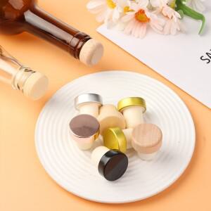 1Pc 와인 스토퍼 샴페인 고무 병 뚜껑 커버 주방 바 용품 T 형 씰링 플러그 도구 맥주 소다 코르크