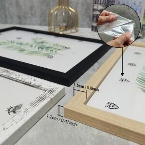 벽에 대 한 나무 사진 프레임 10X15 15X20 20X25cm A4 그림 스탠드 장식 기념 선물