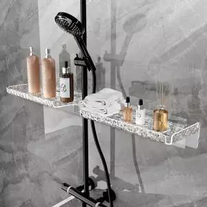 소품수납 와이드선반 거치대 선반 정리선반 무타공 화장품수납