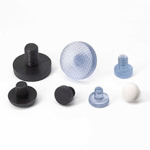 50-200Pcs 실리콘 고무 스토퍼 의자 발 패드 T 자형 가구 테이블 다리 바닥 미끄럼 방지