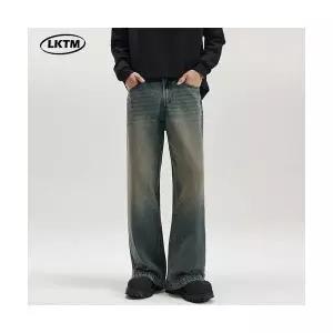 남자 일자핏 청바지 미국크린핏일자 A라인 진남빈티지빈티지 배기팬츠 원픽1