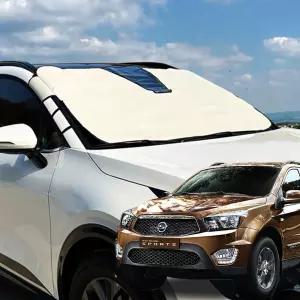 가림막 차량 성에방지 코란도스포츠 햇빛가리개