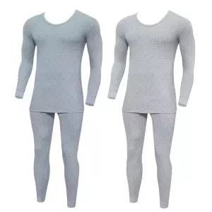 (TRY)남성 내의 상하세트 베이직날염남J03 면100내복 남자 겨울기모내의 보온성 내복의 이너 따뜻한 내의의