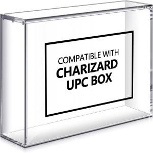 [K]아크릴 케이스 리자몽 UPC 디스플레이 부스터 박스 수집가 보호 자외선 차단 강력 자석 뚜껑