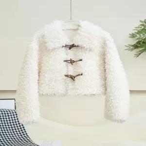 핑크 리얼 양털 자켓 숏자켓 뽀글이 덤블 떡볶이 크롭 코트