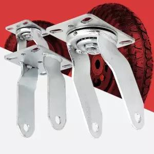 공기용브라켓 캐스터바퀴 무소음바퀴 중량바퀴 고하중캐스터