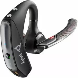 Plantronics by Poly Voyager 5200 UC 무선 헤드셋 및 충전 케이스 - 노이즈 캔슬링 마이크 포함 싱글 이어