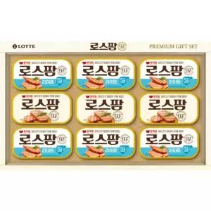 롯데푸드 로스팜97 LW 3호선물세트 셋트 캔햄 햄셋 통조림 통조림셋 돼지고기 돼지고기셋 햄세
