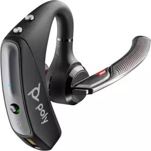 Poly Voyager 5200 무선 헤드셋 (Plantronics) - 노이즈 캔슬링 마이크 탑재 싱글 이어 블루투스