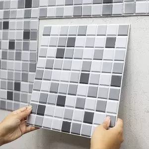 셀프시공 거실타일 데코타일 벽지 현관타일 접착식타일 셀프