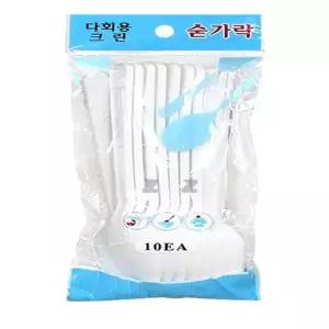 다회용 크린 숟가락 10개 숟가락 실내 야외용 스푼 스푼 다회용