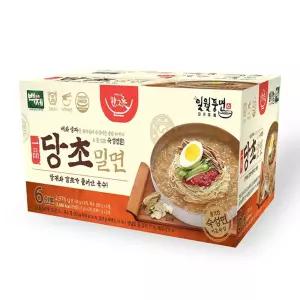 백제 당초밀면 496g x 6쌀국수 건면 멸치 칼국수 잔치 간단요리 간단한 누들 살국수 컵국수 간편