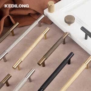 KEDLO 유럽 럭셔리 솔리드 브래스 양각 골드 500mm 긴 핸들 미국 복고풍 골동품 서랍 T-핸들 캐비닛 니켈