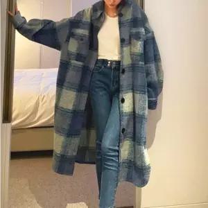 오버핏외투 모직체크 모직외투 겨울외투 체크외투 데일리외투