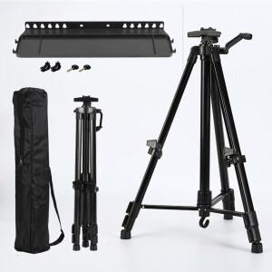 50-150CM 조정 가능한 금속 휴대용 스케치 이젤 스탠드 야외 그림 아티스트 미술 용품에 대 한 접이식 여