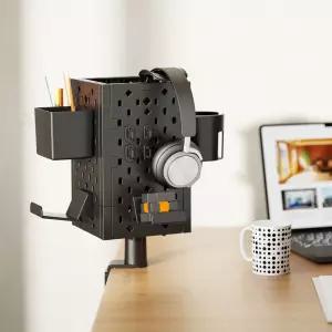 4면 회전형 페그보드 게임패드 컨트롤러 헤드셋거치대걸이 형보드 책꽃이 이타공판 상정리 상소품