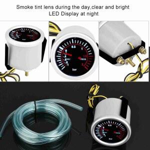 자동차 범용 LED 디지털 부스트 게이지, 계량기 PSI 게이지, 2 인치, 12V, 계량기