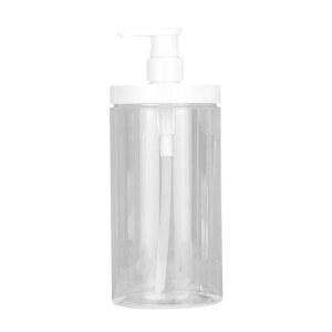 세제 교체 가능한 투명 등에 호텔 1000ml 펌프 보틀 지원 입 화이트 잔량이 넓은 디펜서 유리병 도자기