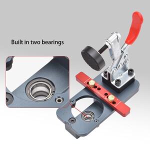 조정 가능한 35mm 26mm 숨겨진 힌지 드릴링 지그 가이드 홀 목수 도구 오프너 로케이터 도어 캐비닛