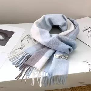 체크 목도리 머플러 스카프 보온 넥워머 남여공용 두꺼운