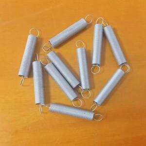 10 개/몫 0.3mm 스테인레스 스틸 인장 스프링 (더블 O 후크 연장 포함)