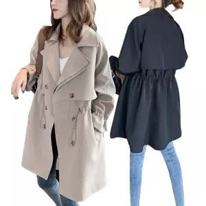 여성 트렌치코트 자켓 여자 가을 봄 점퍼 가디건사파리 코트 바바리 아우터 야상 롱점퍼