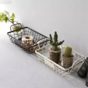 [마이모노샵][마이모노샵] 네임텍 철제 스틸 브라운 아이보리 수납 바스켓 스몰 홈바 (17307124)