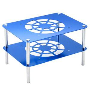 공유기 쿨러 선반 쿨링팬 스탠드 방열 저소음 셋톱박스 미니피시 장비 볼 거치대