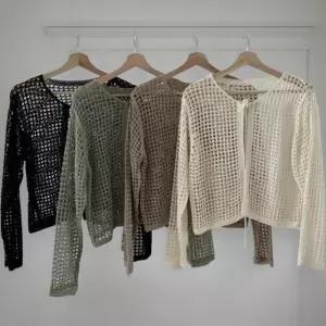 [신상오픈런]여성 네트 리본 오픈형 긴팔 니트 여름용 커버업 가디건 (39180888)