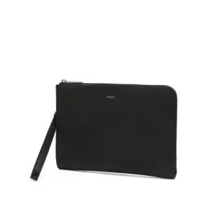 매장정품 HAZZYS 헤지스 MEN ACC [TD케빈] 블랙 소가죽 지퍼형 클러치백 HJHO6E625BK 1157457