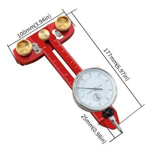 테이블 톱 밴드 톱과 같은 교정 작업장 기계 정렬을 위한 다이얼 표시기가 있는 게이지 지그 가이드