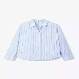 VOV보브 엠브로이더리 스트라이프 셔츠7156160001