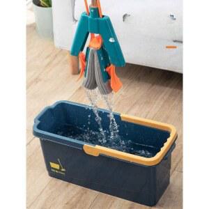 휴대용 대걸레세척통 세차 물통 돌리 대걸레통 접이식 안전하고 세차의자 짜기 걸레세척통