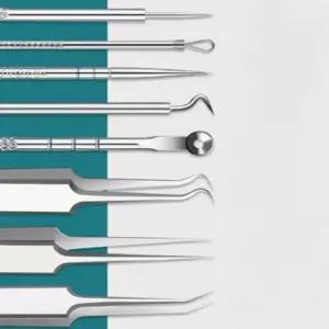 좁쌀 여드름 짜기 압출기 핀셋 기구 8p세트