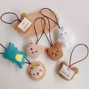 여행필수품 귀여운 여행 동물 캐리어 가방 집 네임텍 인형 방지