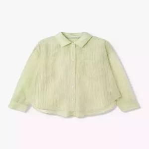 VOV 보브 쉬어 스트라이프 레귤러 핏 셔츠7156260002