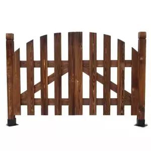 전원주택 나무 대문 부식방지 가든 울타리 야외 담장 출입구 펜스 시골집 출입문 목조 게이트