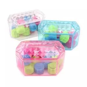 아라 크리스탈 공기놀이 완구 비식품 1타 15개입게임 장난감 어린이 민속 공기알 색동