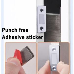 2개/대 강력한 도어 클로저 마그네틱 캐치 래치 자석 가구 캐비닛 찬장 나사/스티커 울트라 얇은