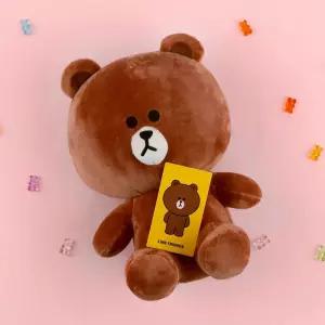 라인프렌즈 시리즈 시팅 인형 25cm(브라운)장식 장난감 완구 어린이선물 날선물 캐릭터 캐릭터봉제