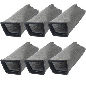 HEPA 천 필터 백 후버 포르타 파워 스윙게트 S1015 S1029 CH30000 상용 캐니스터 진공청소기 교체, 43662023 (6팩) 교체