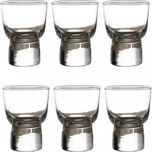 시아누크빌 6개 2온스 코디얼 소주잔 크리스탈 클리어 클래식 디자인의 스위트 와인 소주 및 주류용 샷잔