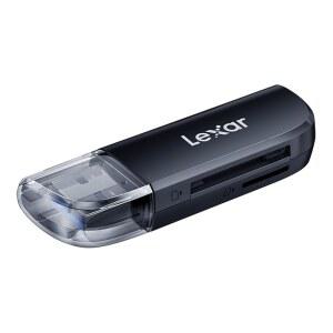 Lexar 듀얼 슬롯 USB-A 리더, USB 3.2 1세대 최대 104MB/s, SD /MicroSD / SDHC SDXC 카메라 카드 리더 어댑터용 USB-A, PC 노트북 태블릿용 OTG MicroSD