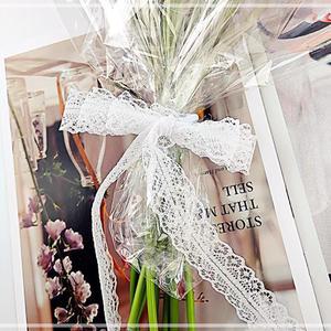 [2개구성] 킹트레이드 화이트 포장리본 롤리본 레이스리본끈 선물 포장끈 리본재료 FAWAD5D22