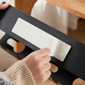 2024 책상 아래 케이블 관리 트레이 클램프 전원 스트립 코드 홀더 드릴링 없음 견고하고 넓은 용품