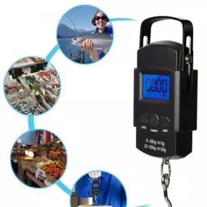 전자 낚시 저울 휴대용 미니 계측기 여행용 소형 배터리포함 자