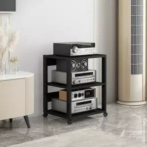 오디오랙 선반 진열장 노래방 기계 전축 장식장 거치대 프린트