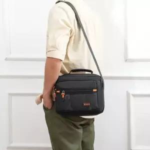 쉬헐크 남성용 남사친 트렌드 대용량 멀티포켓 크로스백 숄더백 가방 내마모성 KKE5