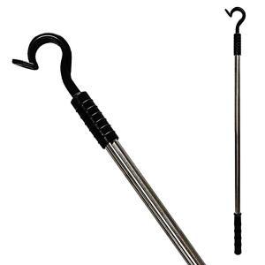 [2개구성] 가제트손 스틱 가게 세탁소 행거 옷 매장 길이조절 집게 정리가제트 의류 봉 걸이 HWFGYH9P